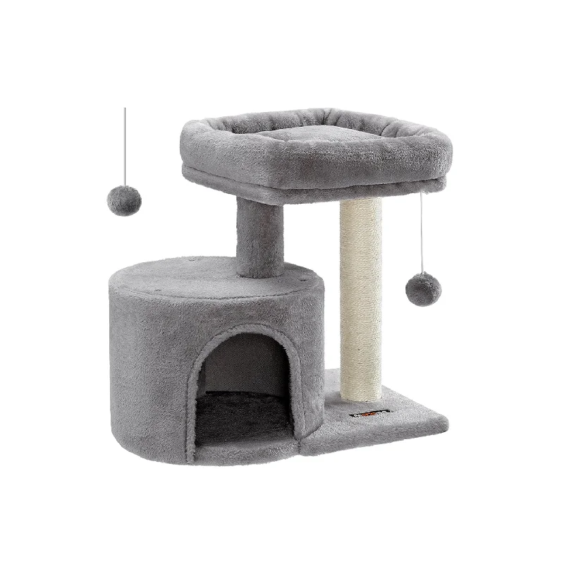 Quiet pet water pump-Cat Tree with Sisal-Covered Scratching Posts