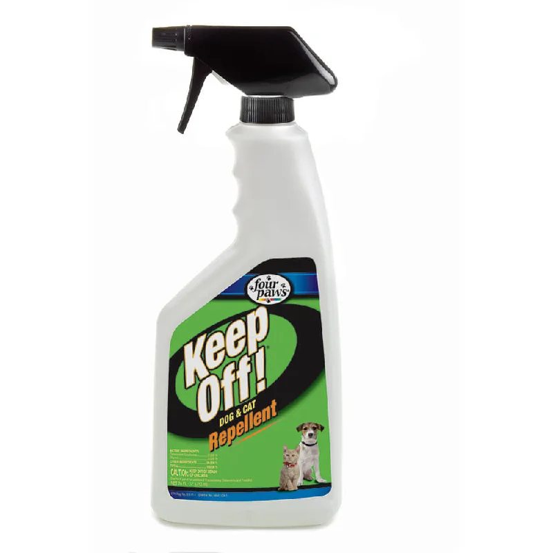 Grain-free cat dental bites-Four Paws Keep Off!® Dog & Cat Repellent Spray for Indoors & Outdoors