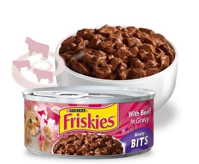 Reinforced hamster play tube-Friskies Meaty Bits With Beef In Gravy Canned Cat Food