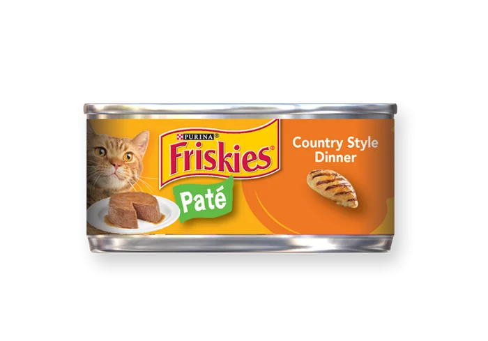 Battery-powered pet fan-Friskies Pate Country Style Dinner Canned Cat Food