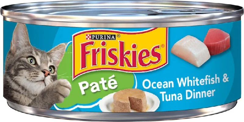 Portable pet agility set-Friskies Pate Ocean White Fish & Tuna Dinner Canned Cat Food