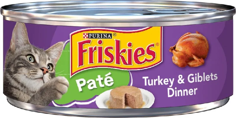 Fleece-lined cat bed-Friskies Pate Turkey & Giblets Canned Cat Food