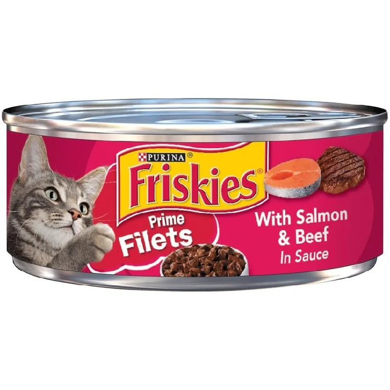 Collapsible pet shade tent-Friskies Prime Filets with Salmon & Beef in Sauce Canned Cat Food