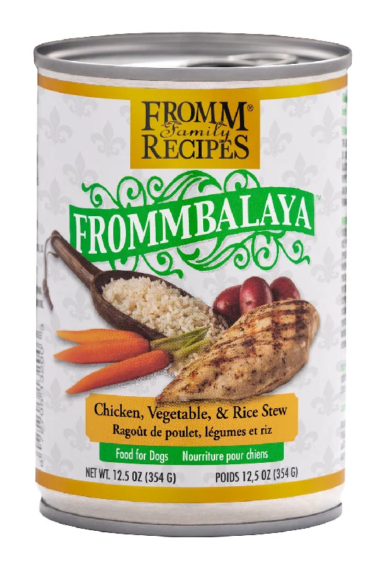 Rainproof cat nap pod-Fromm Family Recipes Frommbalaya® Chicken, Vegetable, & Rice Stew Dog Food