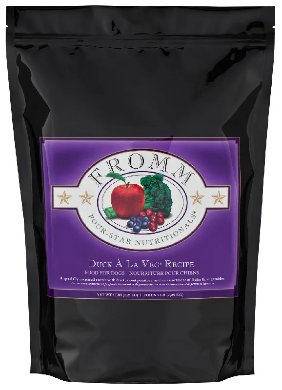 Plush puppy cuddle bone-Fromm Four-Star Duck À La Veg® Recipe Dog Food