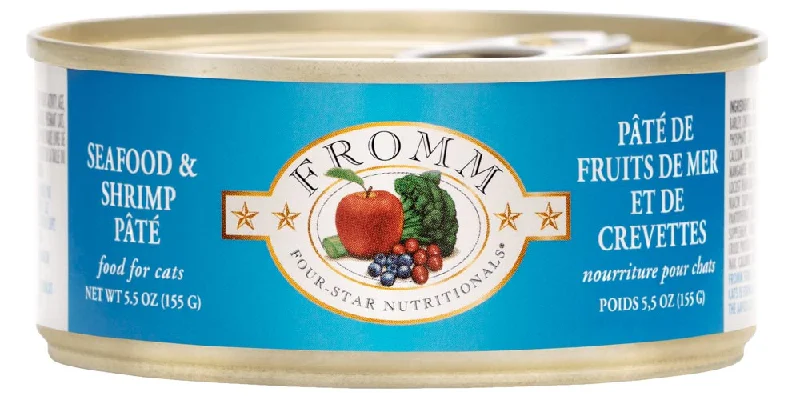 Neon puppy adventure leash-Fromm Four-Star Seafood & Shrimp Pâté Cat Food (5.5 oz)