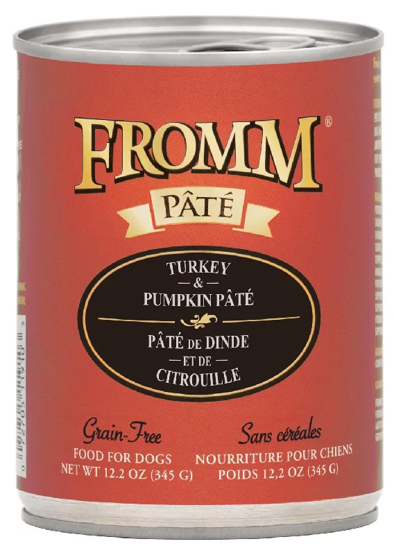 Furry cat sleep mat-Fromm Grain-Free Turkey & Pumpkin Pâté Dog Food (12.2 oz, Single Can)