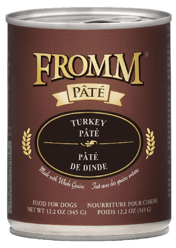 Herbal pet chew sticks-Fromm Turkey Pâté Dog Food (12.2 oz, Single Can)