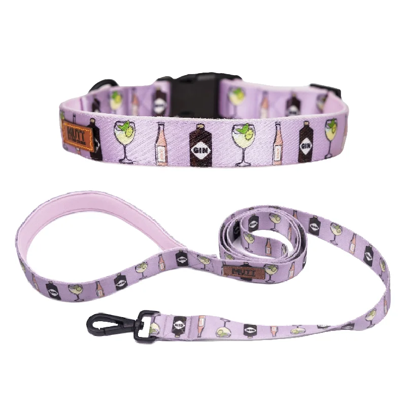 Sturdy pet access ramp-Gin N' Tonic Collar + Leash Set