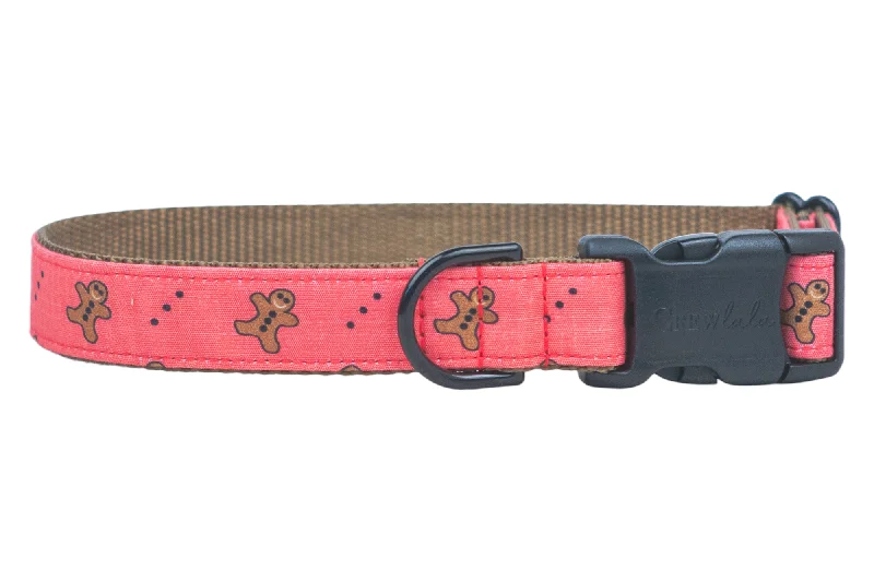 Cozy rabbit sleep pad-Gingerbread Man Dog Collar