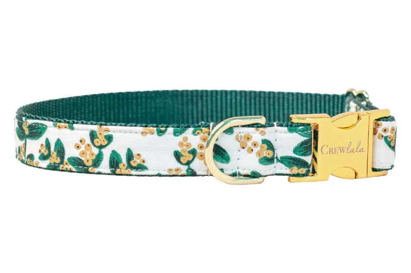 Tough catnip chew toy-Golden Greenery Dog Collar - Two Styles