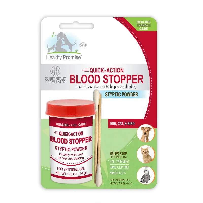 Weatherproof dog nap bed-Healthy Promise Quick-Action Pet Blood Stopper Styptic, 0.5 oz