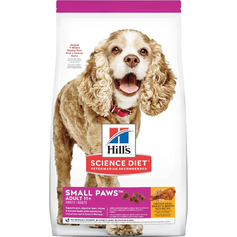 Cozy rabbit sleep pad-Hill's® Science Diet® Adult 11+ Small Paws™ dog food