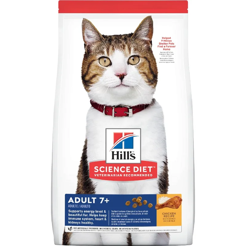 Vinyl cat scratch guard-Hill's® Science Diet® Adult 7+ Chicken Recipe cat food