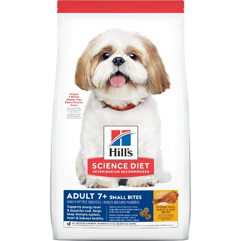 Calming dog thunder vest-Hill's® Science Diet® Adult 7+ Small Bites Chicken Meal, Barley & Rice Recipe dog food