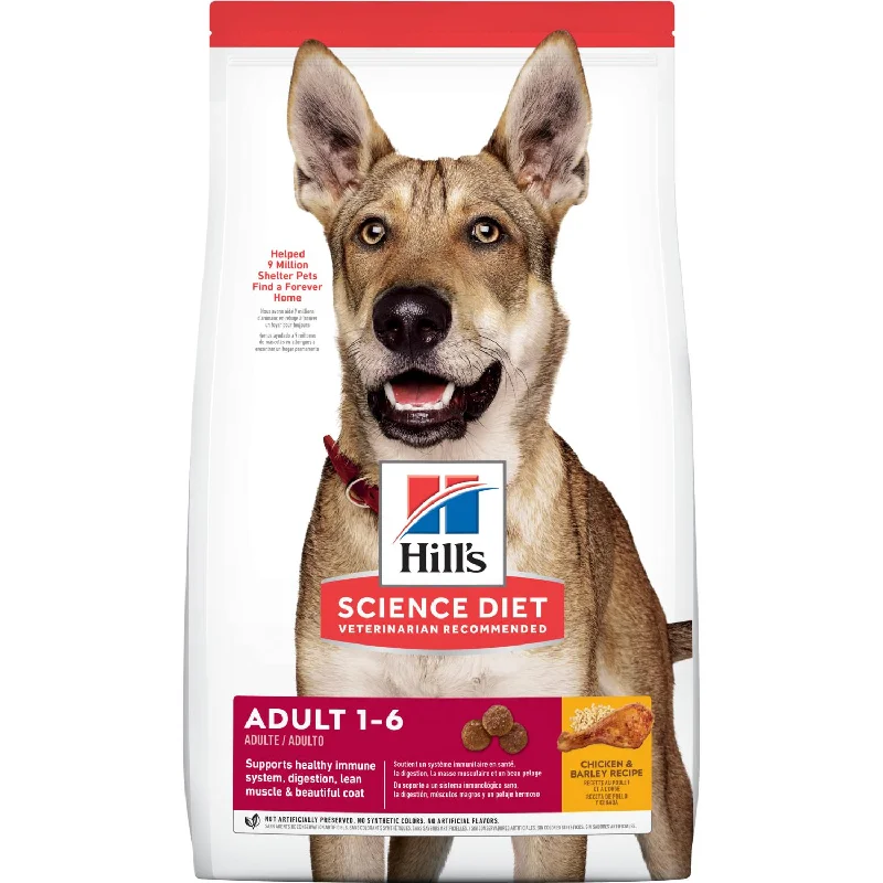 Dual-sided pet brush-Hill's® Science Diet® Adult Chicken & Barley Recipe Dog Food