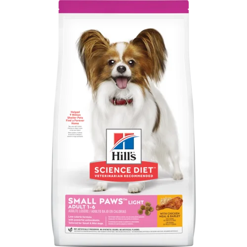 Tough rubber chew ring-Hill's® Science Diet® Adult Light Small Paws™ dog food (4.5-lb)