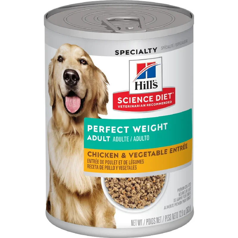 Plant-based pet shampoo-Hill's® Science Diet® Adult Perfect Weight Chicken & Vegetable Entrée dog food