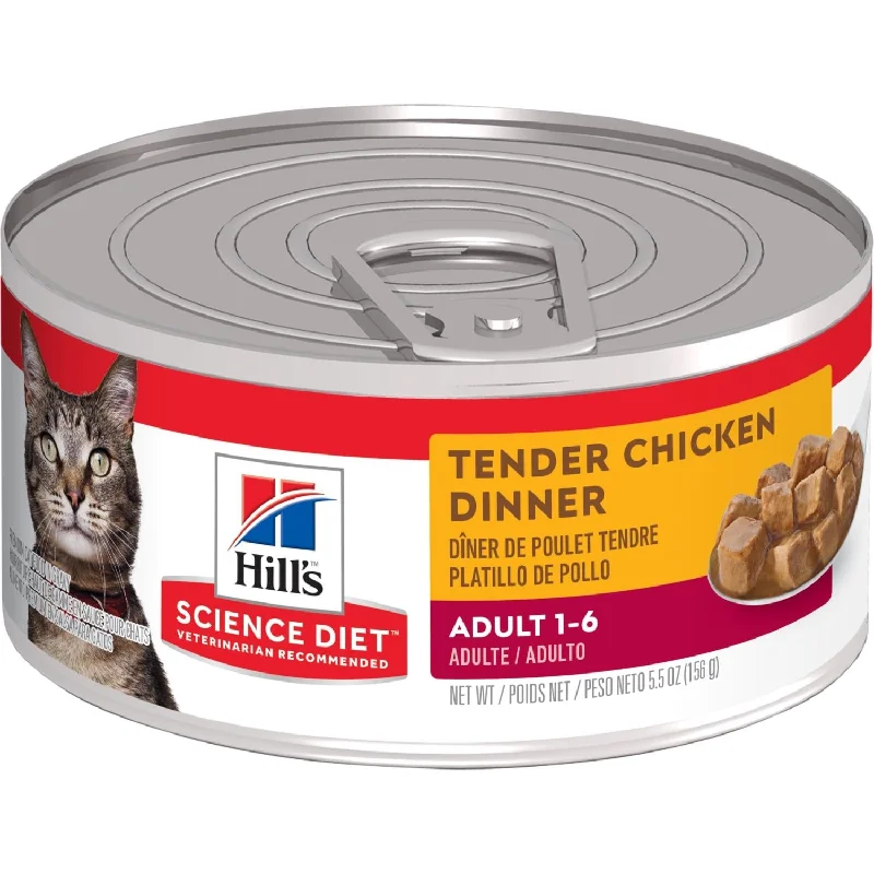 Pet-safe wood polish-Hill's® Science Diet® Adult Tender Chicken Dinner cat food