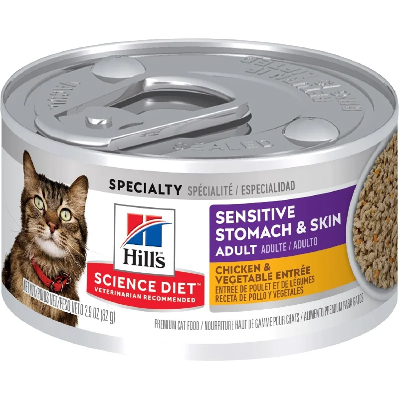 Elastic rabbit walking leash-Hill's® Science Diet® Sensitive Stomach & Skin Chicken & Vegetable Entrée Cat Food