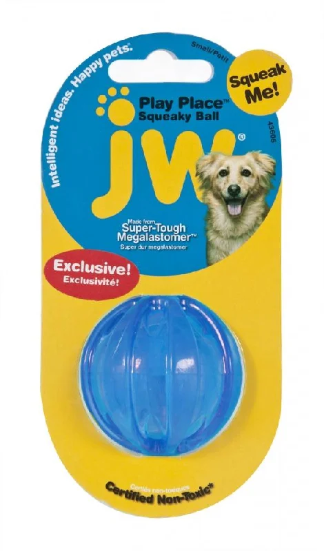 Heated pet drinking bowl-JW Pet Playplace Squeaky Ball Dog Toy (Small)