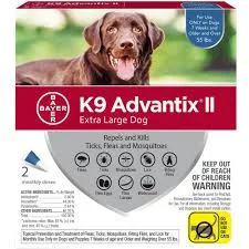 Floating aquarium ornament-Bayer K9 Advantix II Extra Large Dog