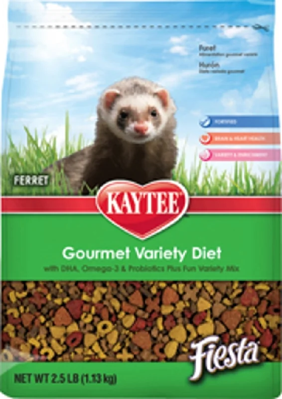 Herbal cat calming drops-Kaytee Fiesta Gourmet Variety Diet Ferret Food (2.5 LB)