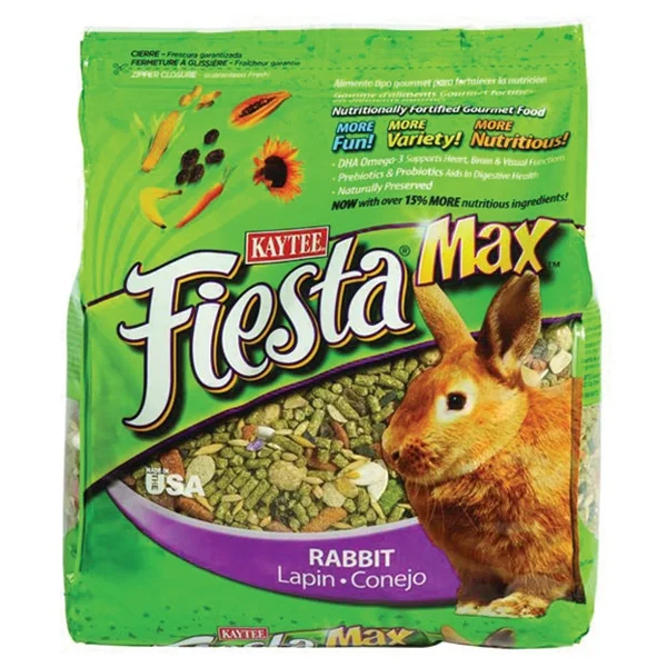 Buckled pet car seat-Kaytee Fiesta Max Rabbit Food (3.5 lbs)