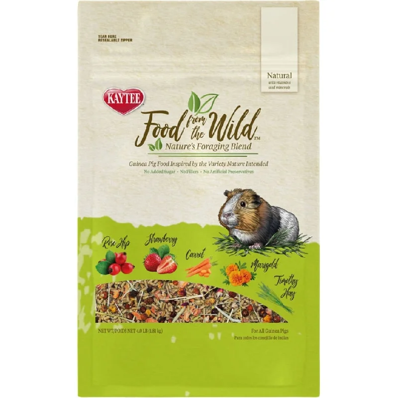 Ceramic pet food bowl-KAYTEE FOOD FROM WILD GUINEA PIG (4 LB)