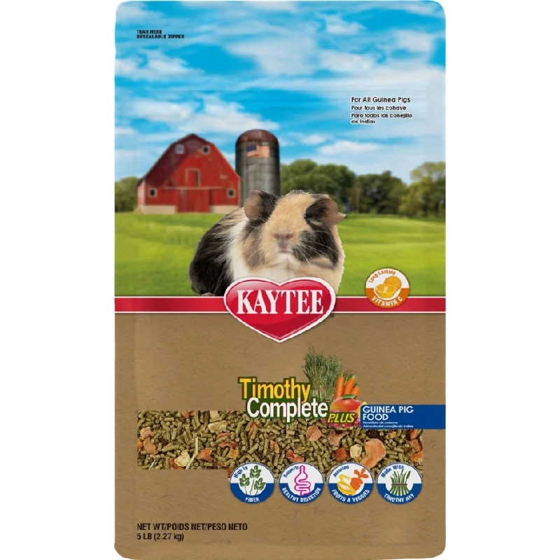 Hanging bird seed tray-Kaytee Timothy Complete Guinea Pig Food with Fruits and Vegetables (5 LB)