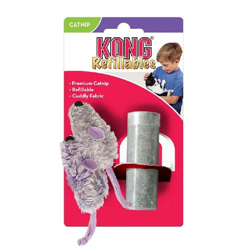 Compact pet emergency kit-KONG Frosty Mice Catnip Toy