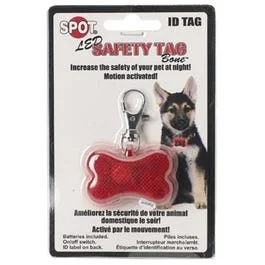 Fleece-lined dog coat-LED Pet Tag