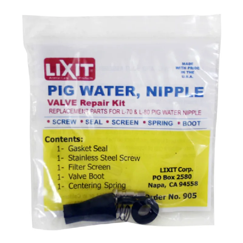 Soft-sided cat cave-Lixit Water Nipple Valve Repair Kit