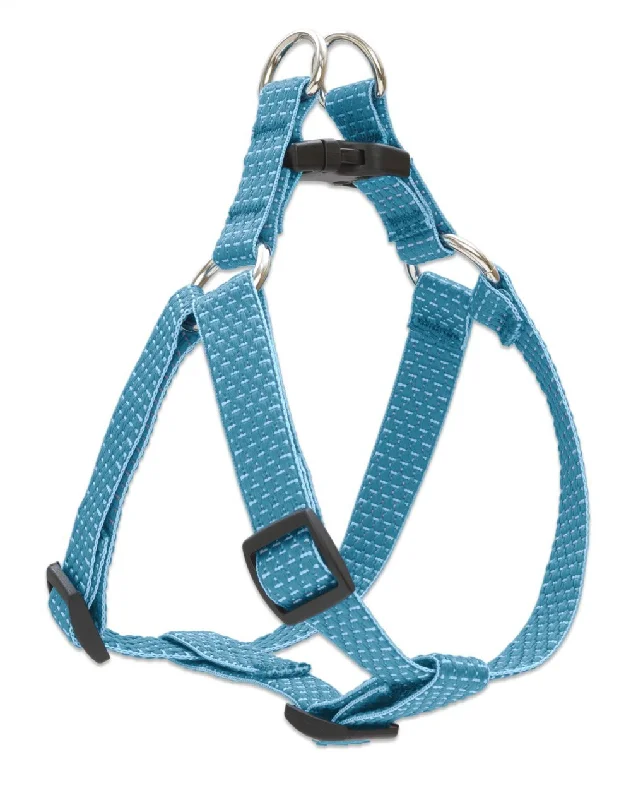 Bamboo rabbit chew toy-Lupine 36344 ECO Step In Harness for Small Dogs, Tropical Sea, 3/4" x 15-21"