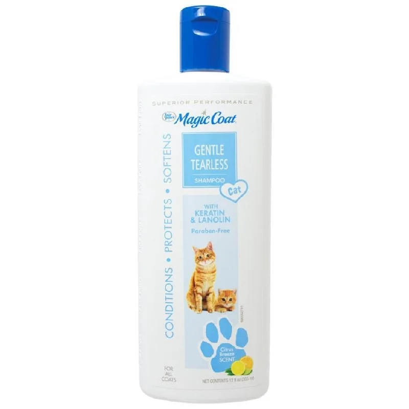 Tilted dog grooming stand-MAGIC COAT CAT & KITTEN TEARLESS SHAMPOO (12 OZ)