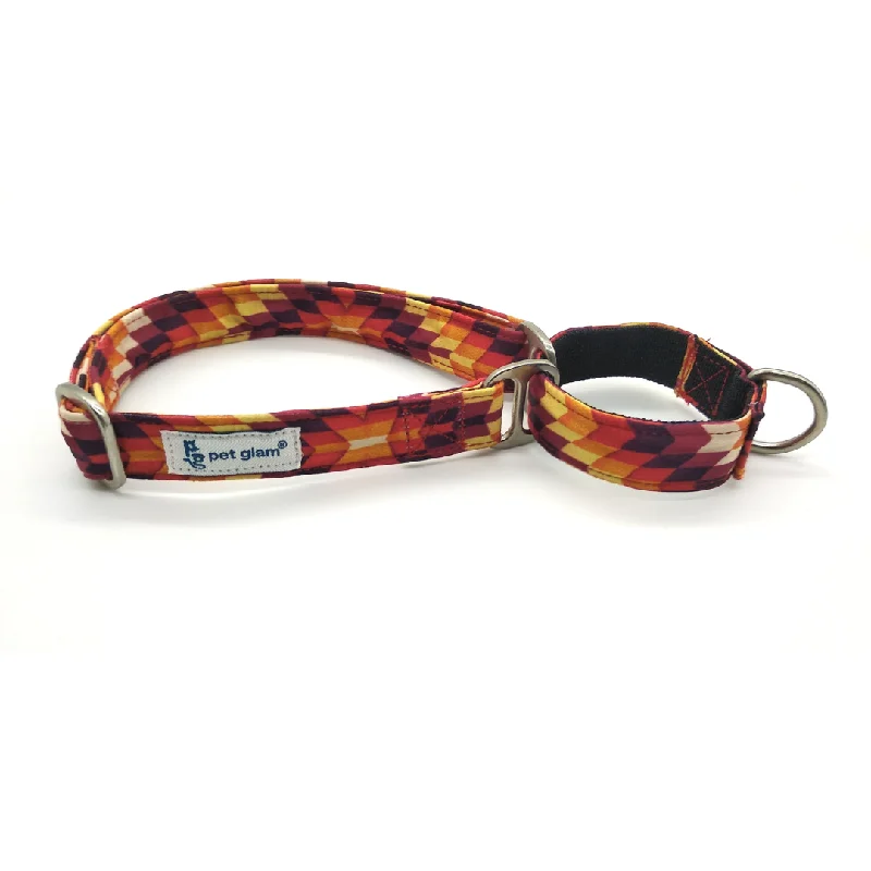 Raised cat food dish-Martingale Dog Collar-BLAZE