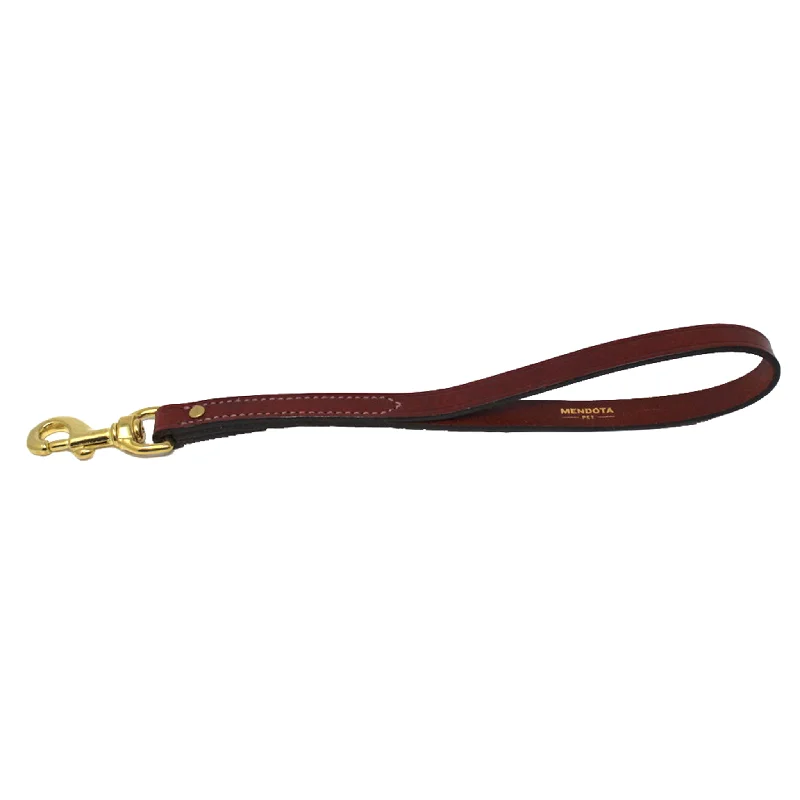 Tug-of-war dog rope-Mendota Leather Traffic Lead