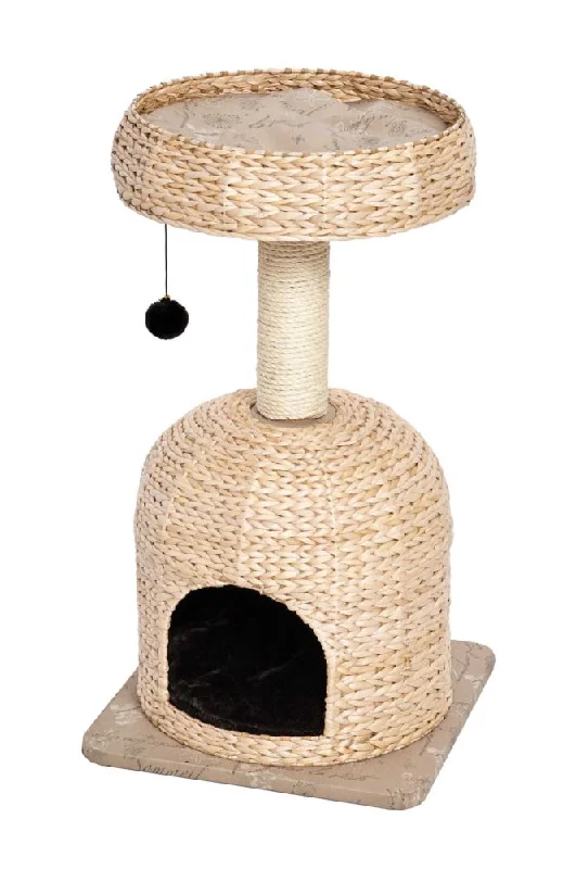 Portable pet play tunnel-MidWest Homes for Pets Feline Nuvo Scout Wicker Cat Furniture