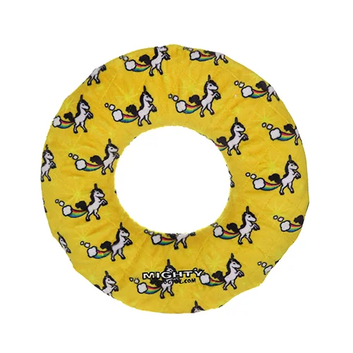 Herbal pet joint chews-Mighty® Rings Unicorn Ring Dog Toy