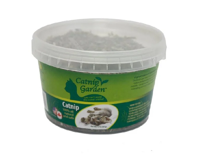 Low-tone pet training clicker-Multipet™ 20516 Catnip Garden™ All Natural Catnip, 1.5 Oz Tub