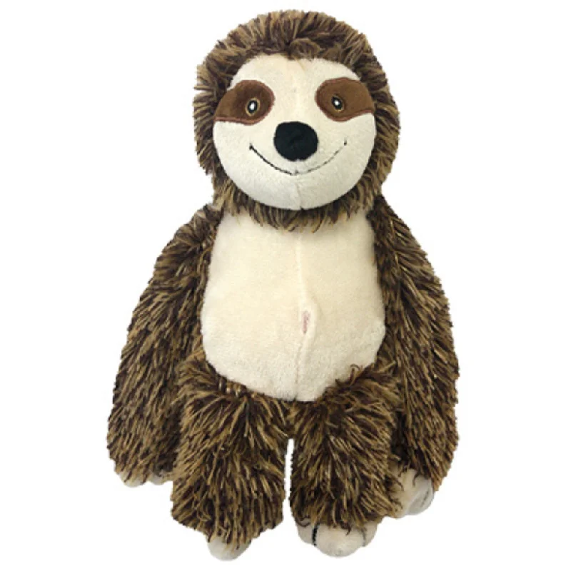 Reusable puppy pee pads-Multipet 37410 Bark Buddy Sloth Plush Dog Toy, 10 Inch