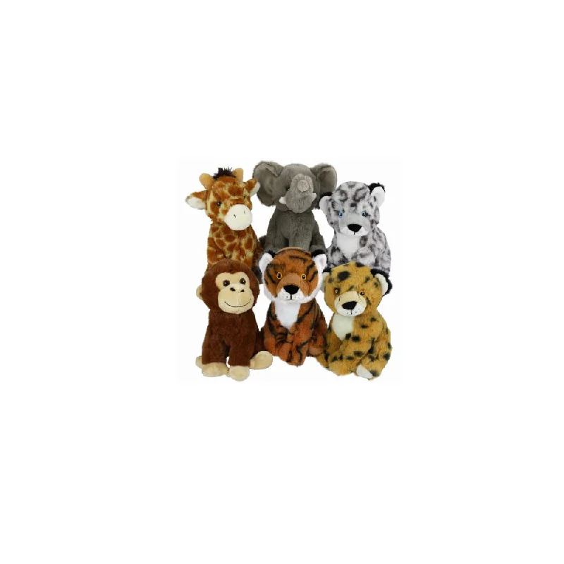 Crinkle catnip play toy-Multipet 55105 ECO Safari Dog Toy, 8 Inch, Multicolor