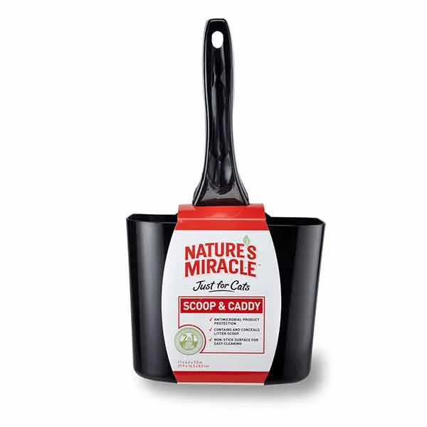 Stretchy guinea pig leash-Nature's Miracle™ P-82036 Just for Cats™ Antimicrobial Litter Scoop & Caddy