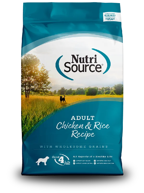 Non-slip pet paw socks-NutriSource® Adult Chicken & Rice Recipe Dry Dog Food