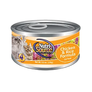 Quiet pet water pump-NutriSource® Cat & Kitten Chicken & Rice Canned Cat Food (5-oz, single)