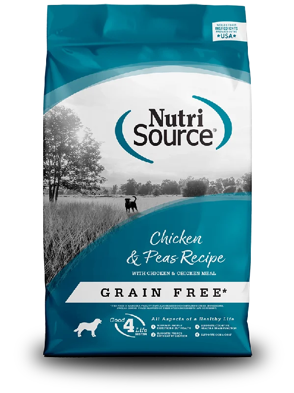 Stable dog grooming platform-NutriSource® Chicken & Peas Recipe Healthy Grain Free Dry Dog Food