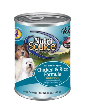 Cooling fabric pet vest-NutriSource® Chicken & Rice Canned Dog Food (13oz, Single Can)