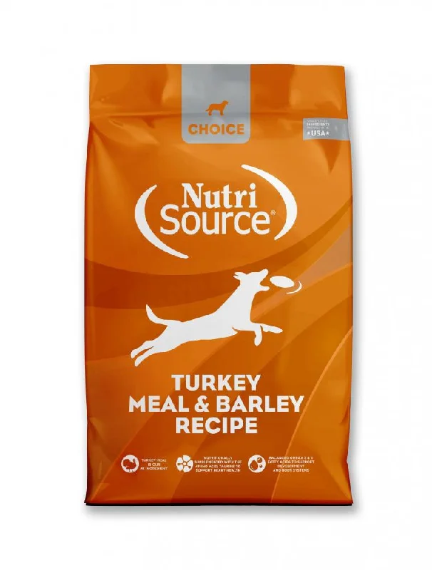 Quick-absorb pet pee mat-NutriSource® Choice Turkey Meal & Barley Recipe Dry Dog Food