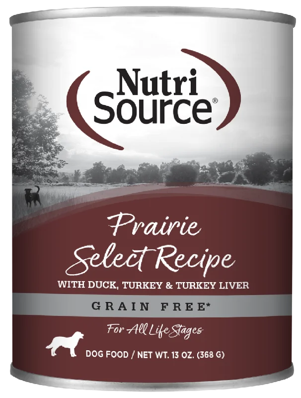 Odor-blocking pet pad-NutriSource® Grain Free Prairie Select Wet Dog Food