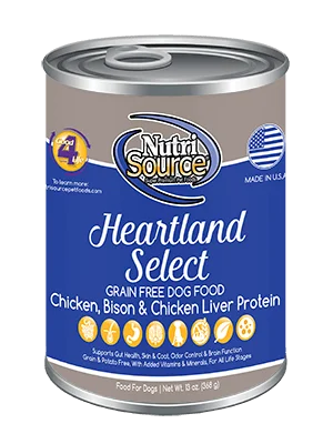 Insulated pet water jug-NutriSource® Heartland Select Wet Dog Food (13oz)